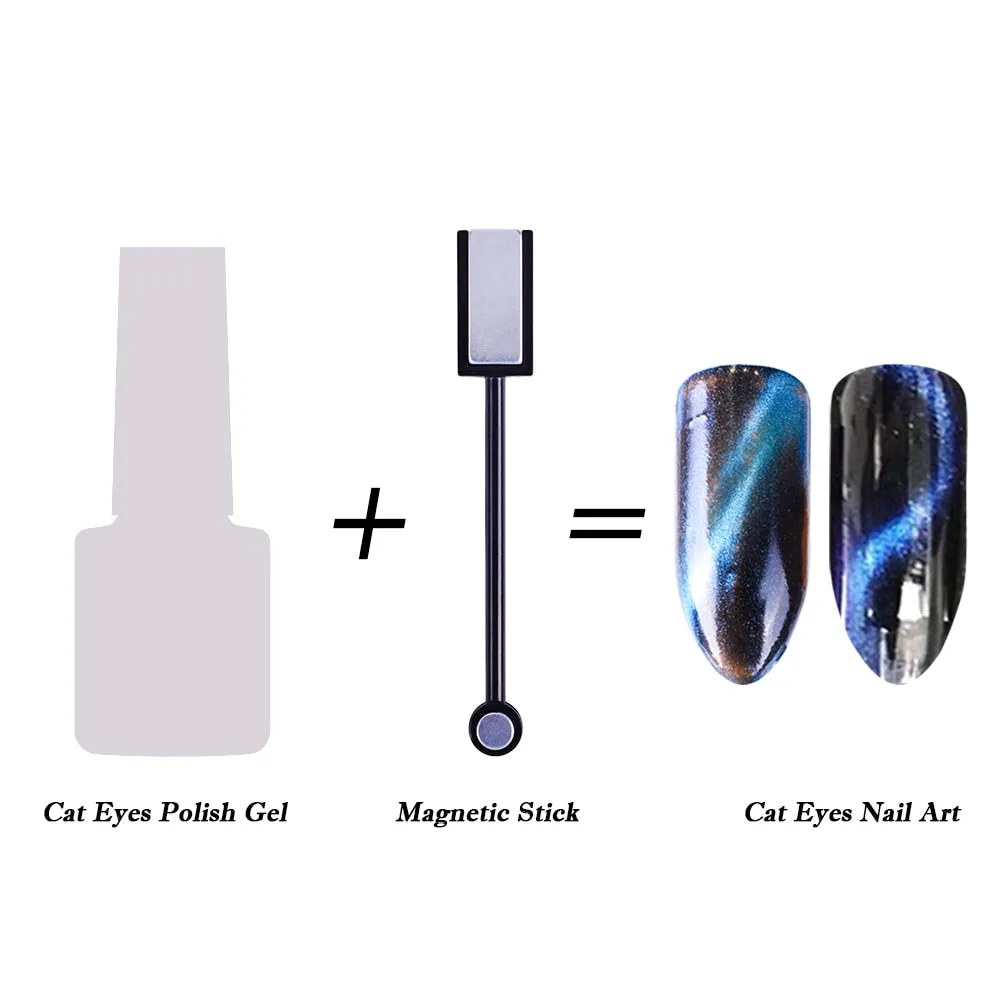 1pcs Double Heads Magnet For Cat Eye Gel