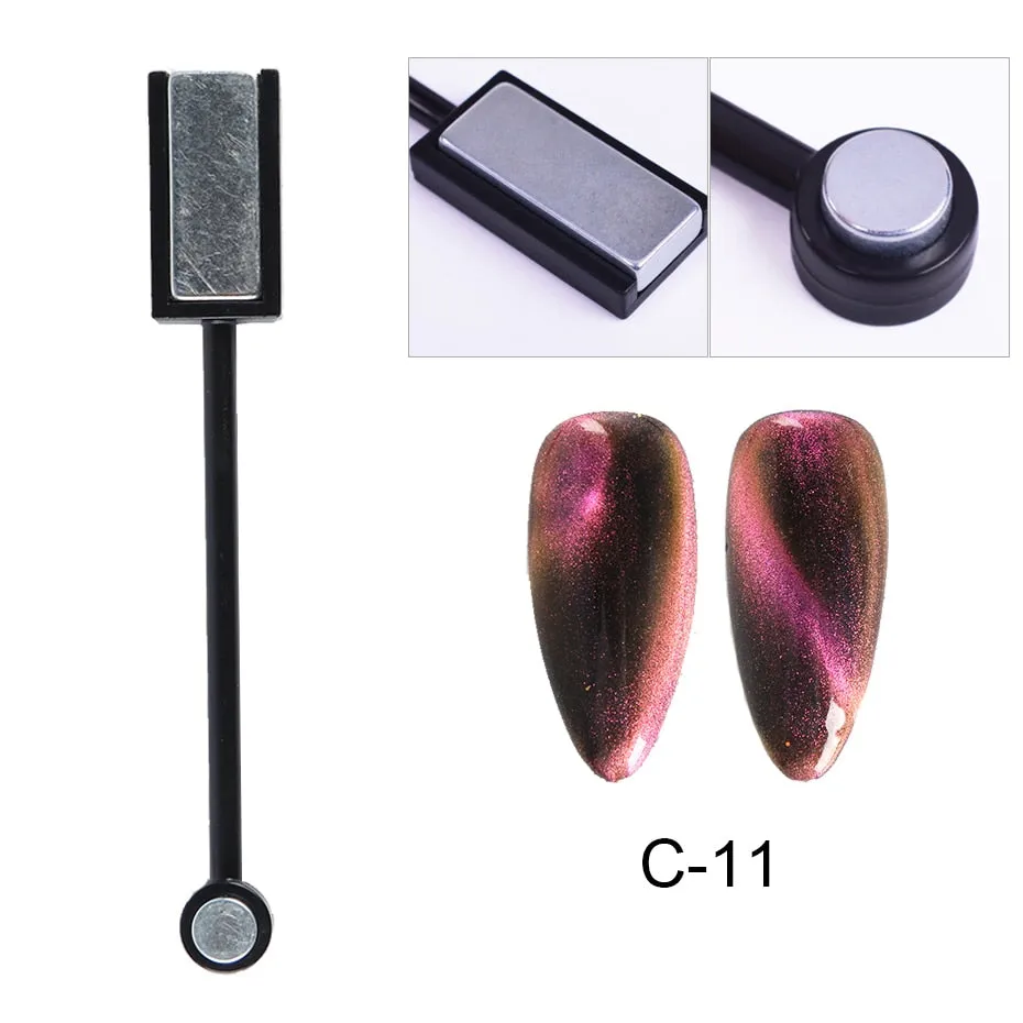 1pcs Double Heads Magnet For Cat Eye Gel