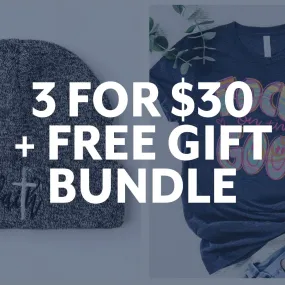 3 For $30   FREE Gift Winter Bundle