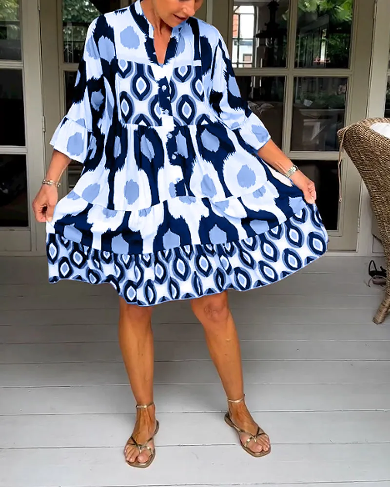 Ainsley - Printed Dress