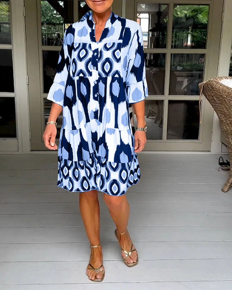 Ainsley - Printed Dress