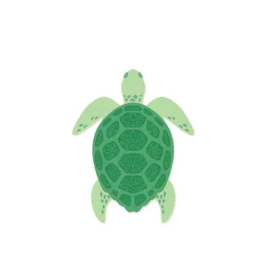 Aloha Turtle Wood Shape, Forest Green