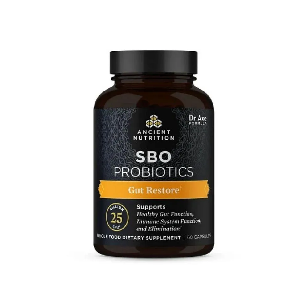 Ancient Nutrition SBO Probiotics Gut Restore 60c