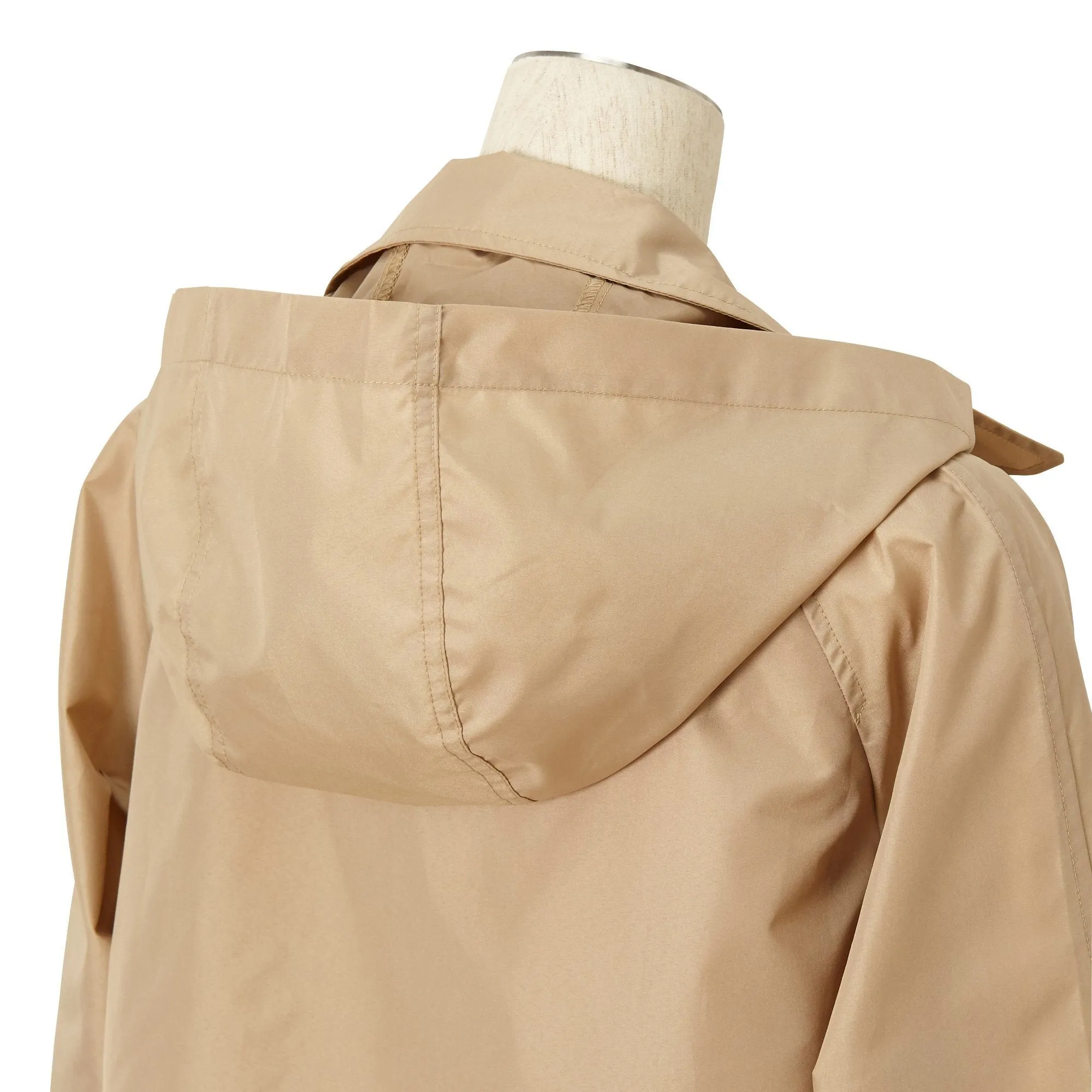 Anhelo Trench Rain Coat Beige