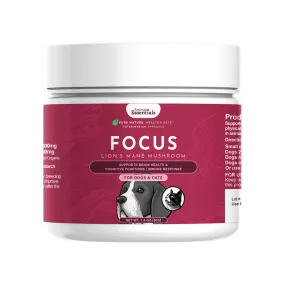 Animal Essentials FOCUS Lion's Mane Mushroom Powder for Dogs & Cats