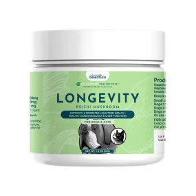 Animal Essentials LONGEVITY Reishi Mushroom Powder for Dogs & Cats