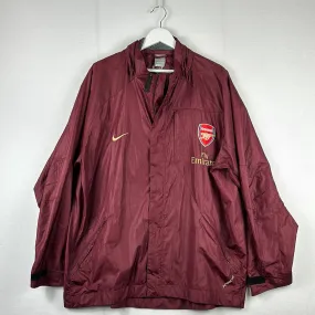 Arsenal Player Issue Redcurrant Training Jacket