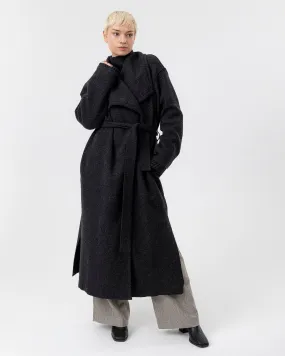 Astrid Wide Coat- Anthracite Mel.