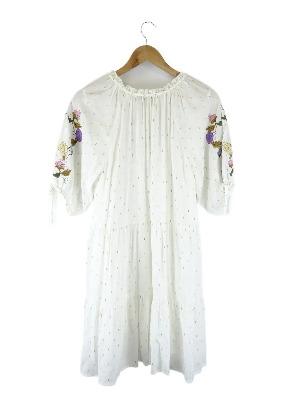 Auguste White Floral Midi Dress 10