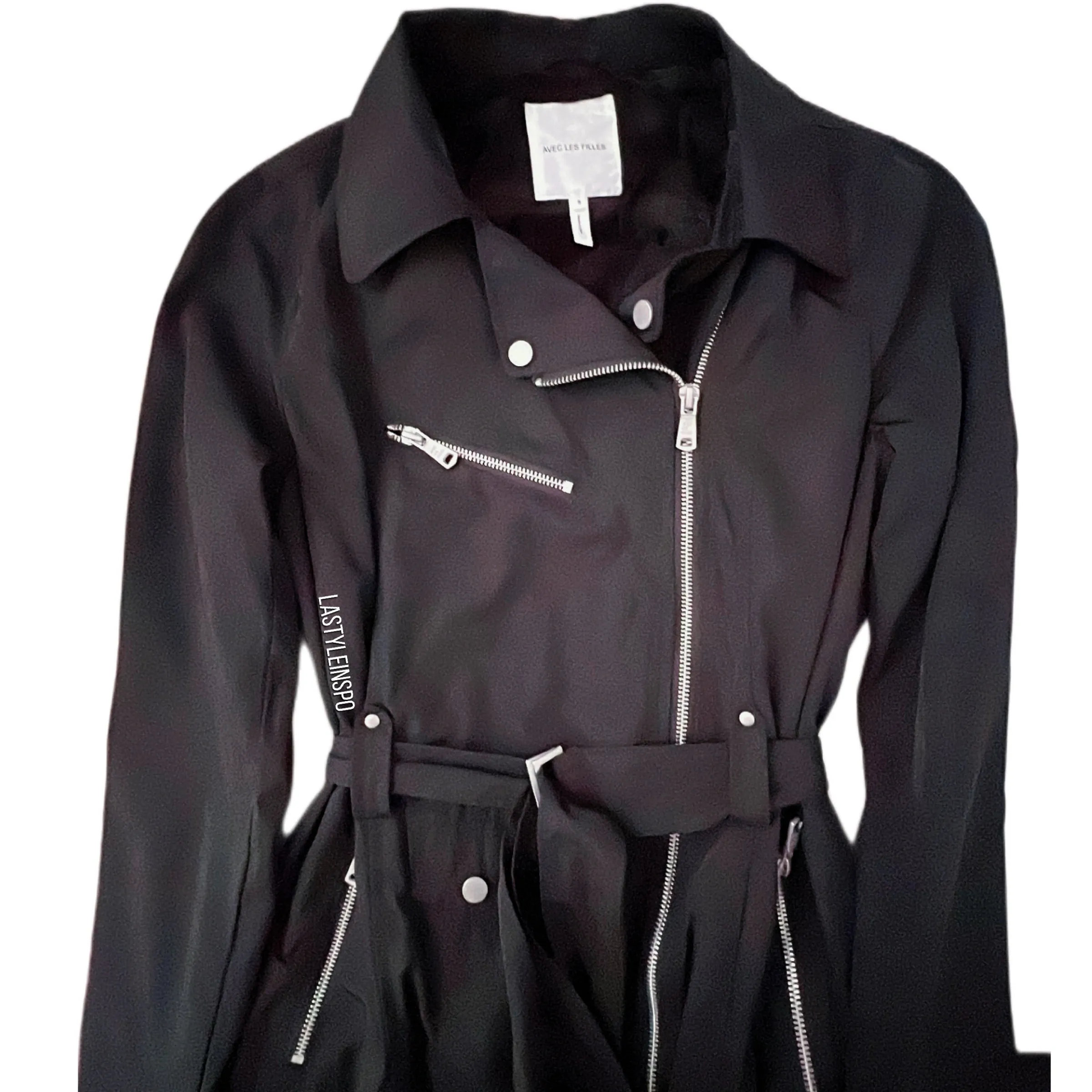 Avec Les Filles Moto Coat Black Size S