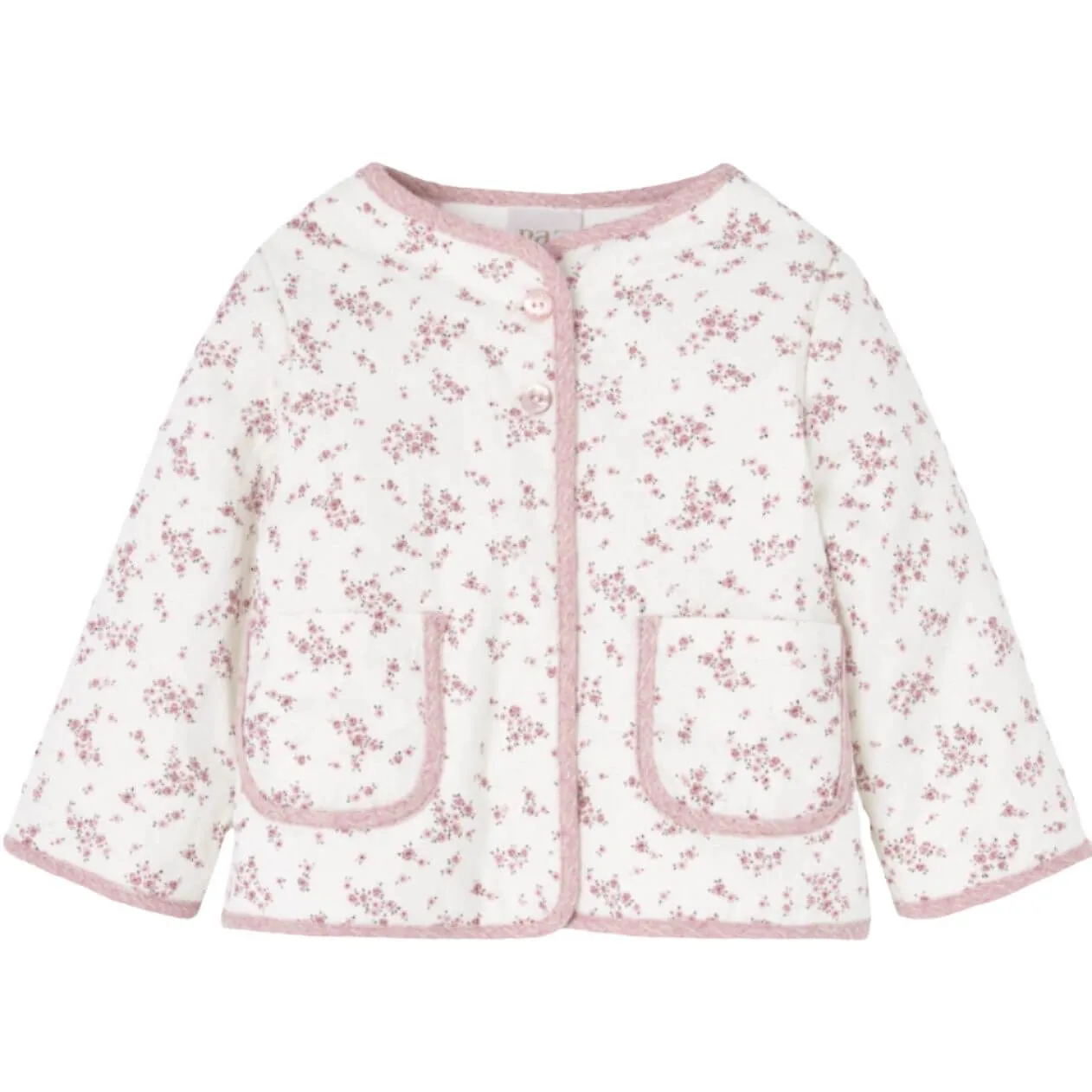 Baby Girls Pink Floral 3 Piece Set