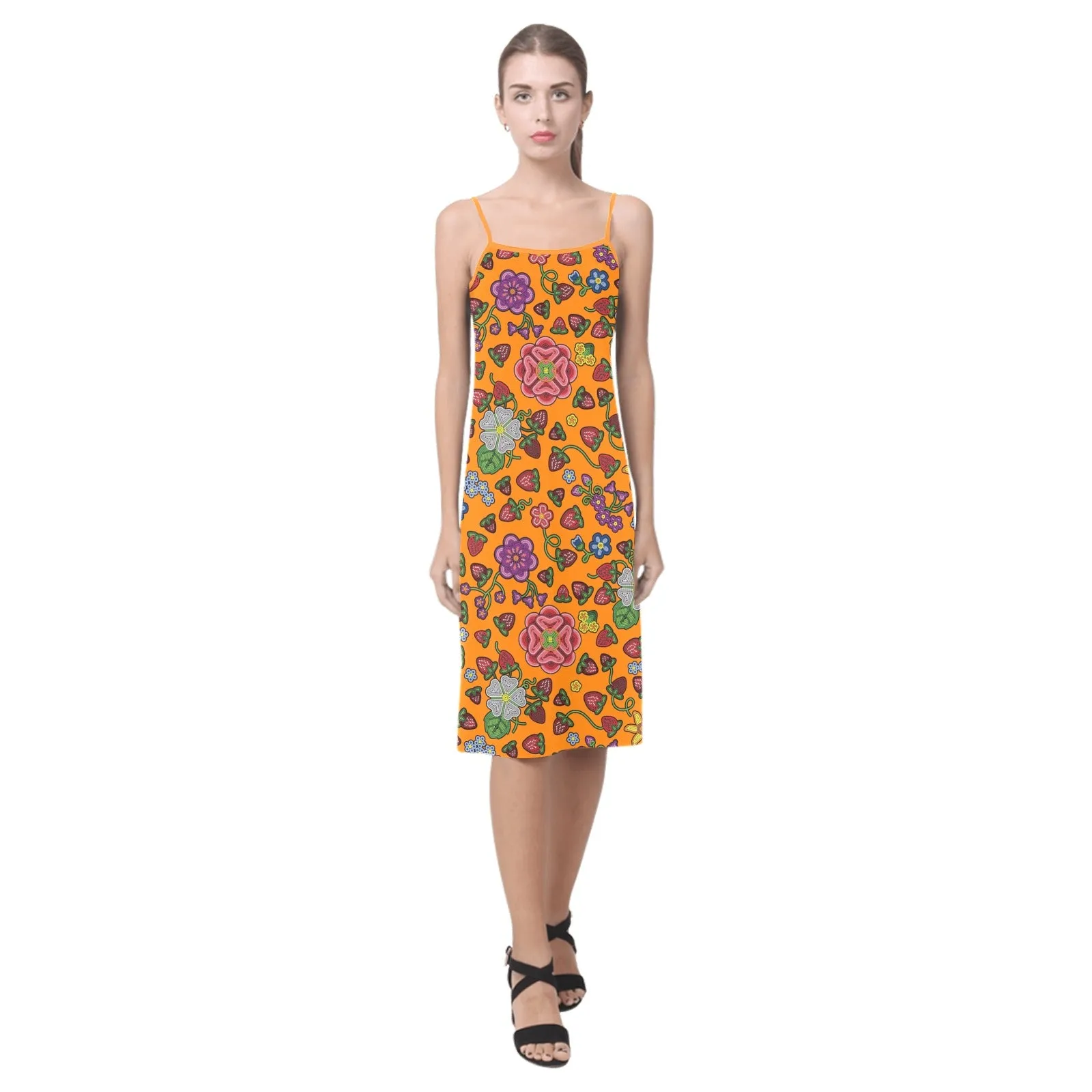 Berry Pop Carrot Alcestis Slip Dress