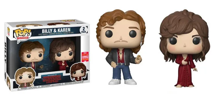 Billy & Karen (Stranger Things) 2-pk - 2018 Summer Convention Exclusive  [Condition: 7/10]