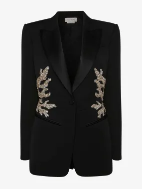 Black embroidery jacket