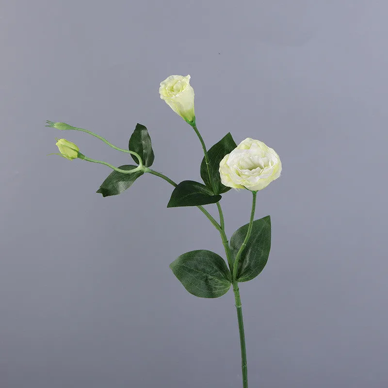 Bulk Exclusive 25.5" Platycodon Gradiflorus Stems Lisianthus Bouquet Spray Artificial Wholesale