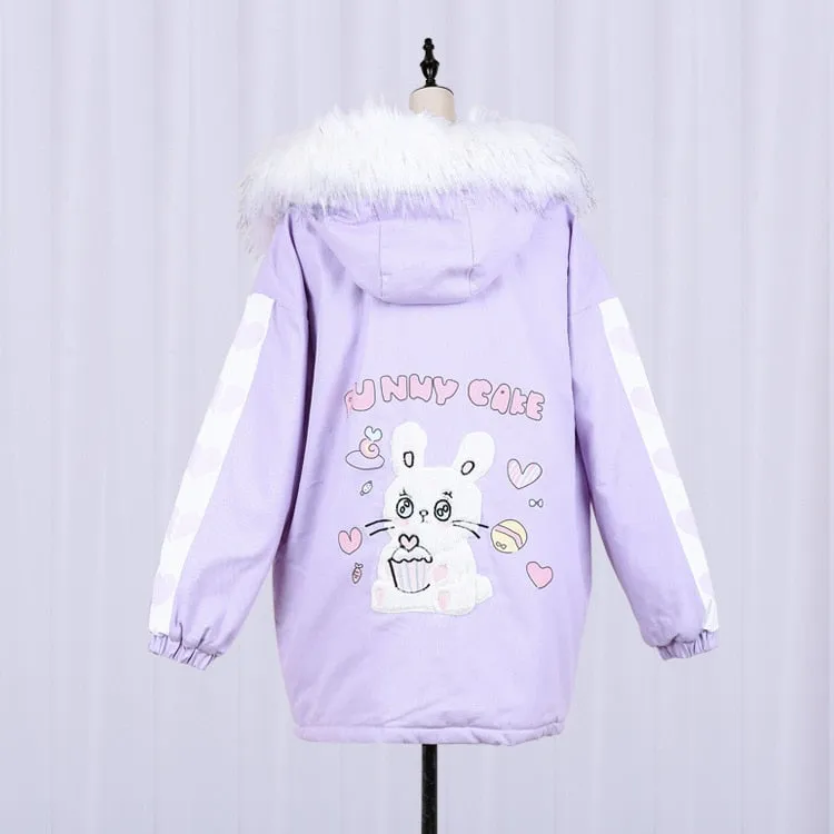 Bunny Cake Hoodie Coat