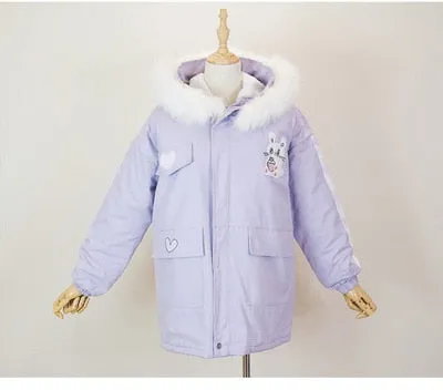 Bunny Cake Hoodie Coat