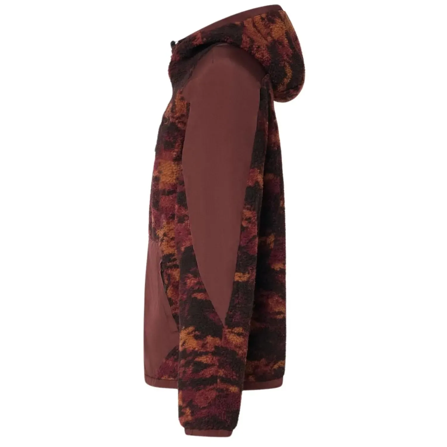 Caribou Full Zip Sherpa - Tiger Camo Red