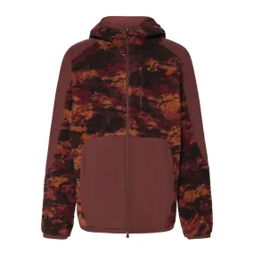 Caribou Full Zip Sherpa - Tiger Camo Red