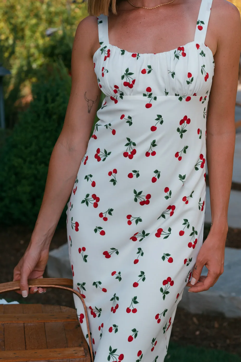 Cherry On Top Midi Dress