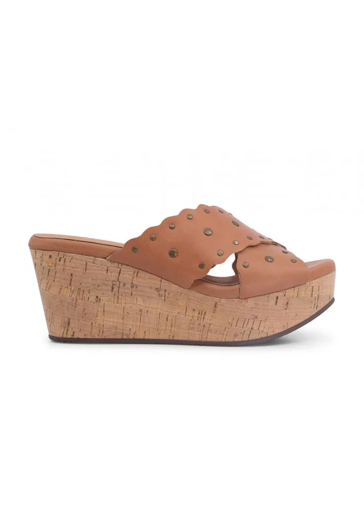 Chocolat Blu Wilbert Caramel Platform Dress Sandal