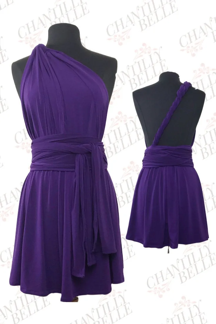 CHOIR Purple Mini Dress