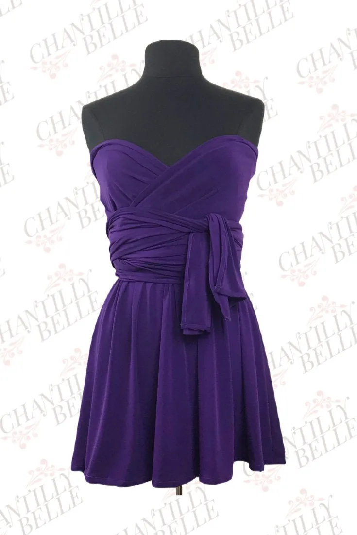 CHOIR Purple Mini Dress