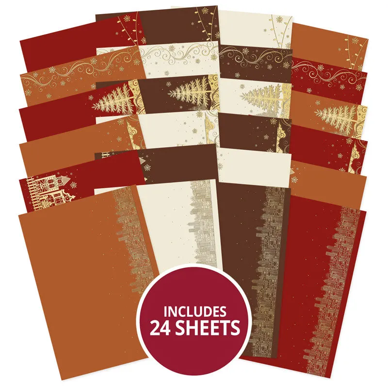 Christmas Village Elegance Foiled Cardstock Collection