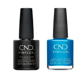 CND - Vinylux Topcoat & What's Old Is Blue Again 0.5 oz - #450