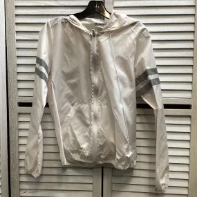 Coat Raincoat By Forever 21 In White, Size: S