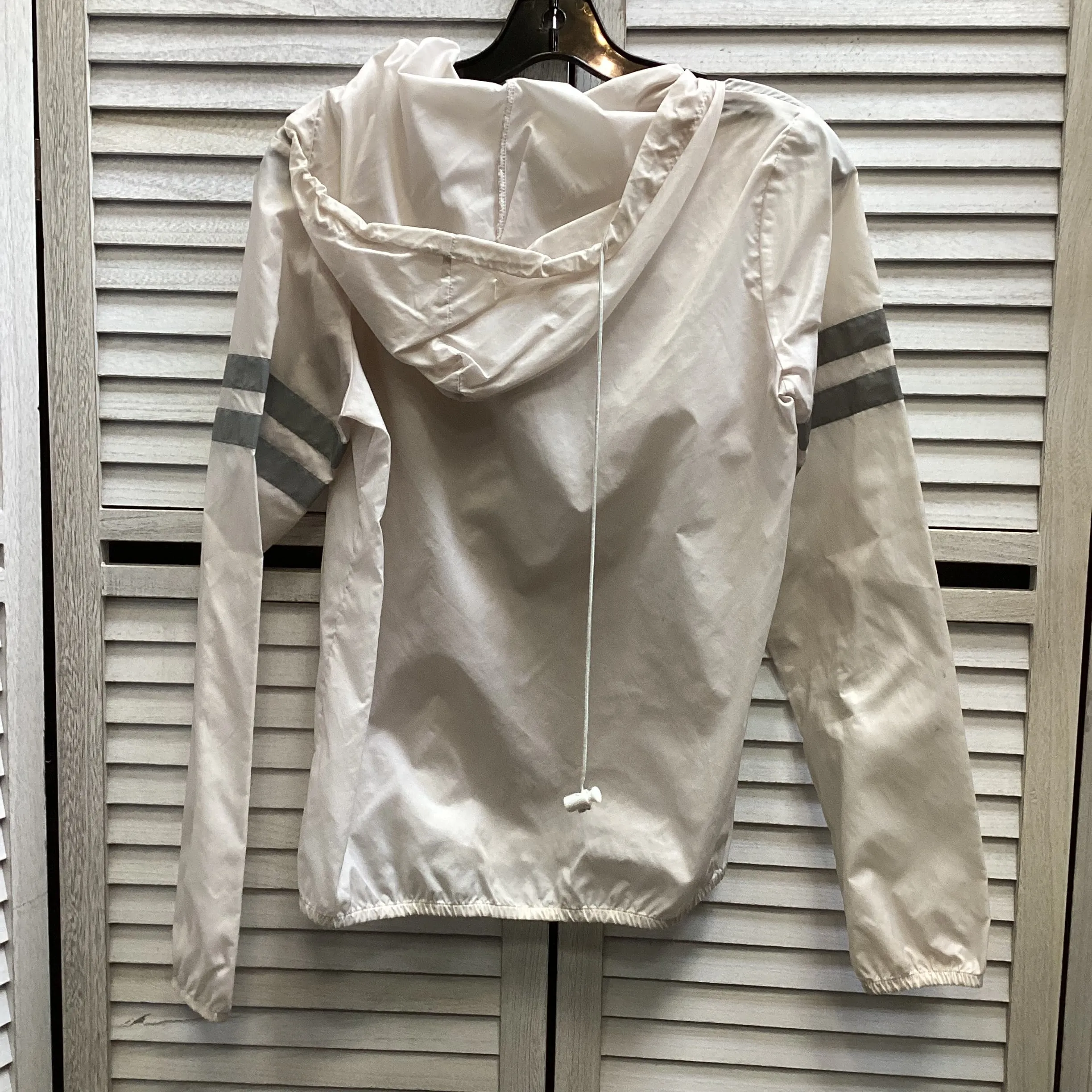 Coat Raincoat By Forever 21 In White, Size: S