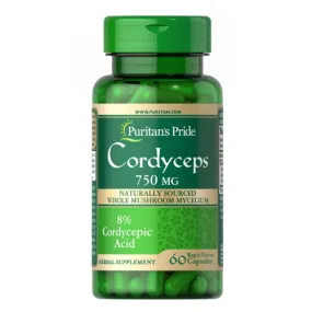 Cordyceps Mushroom 60 Capsules By Puritan's Pride