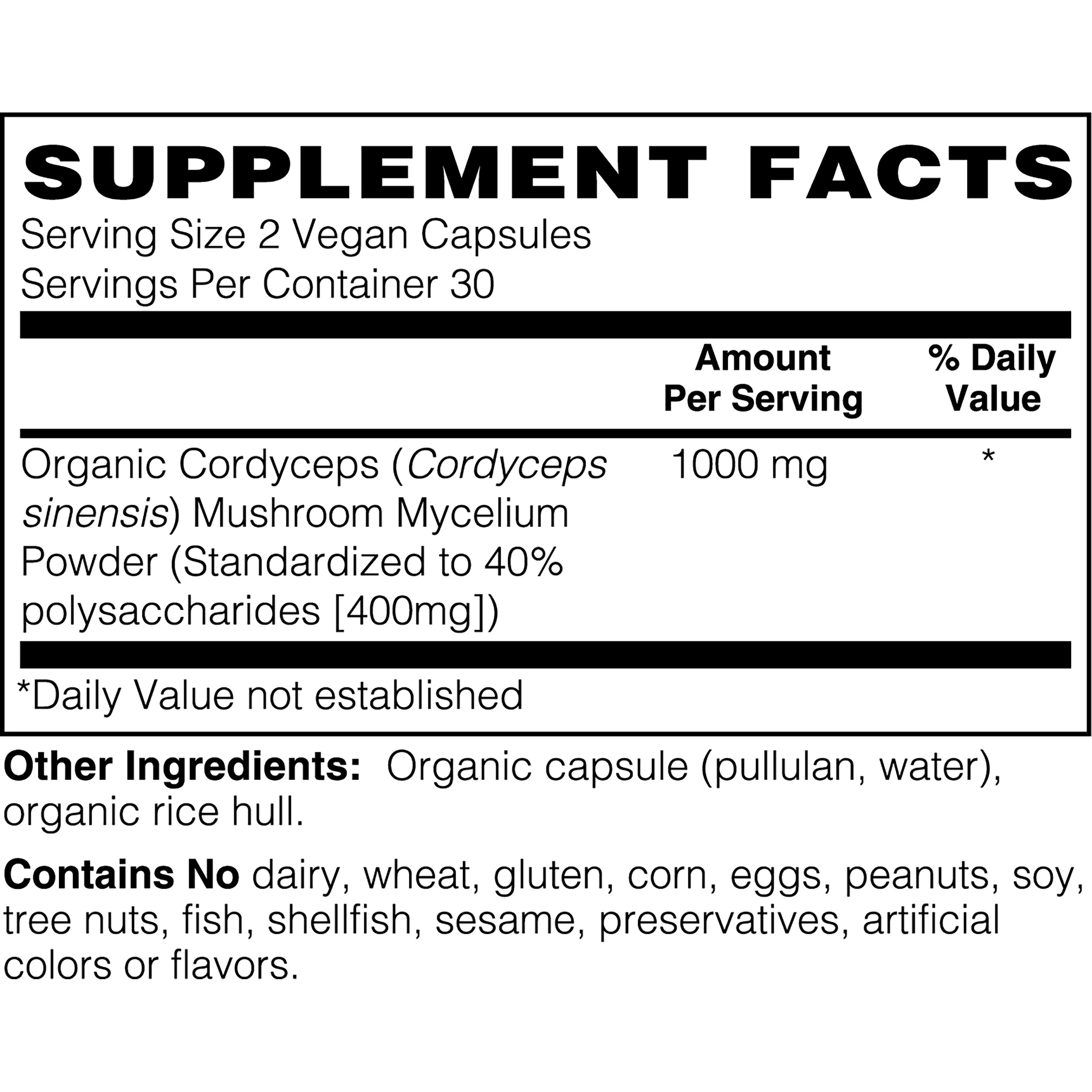 Cordyceps Mushroom