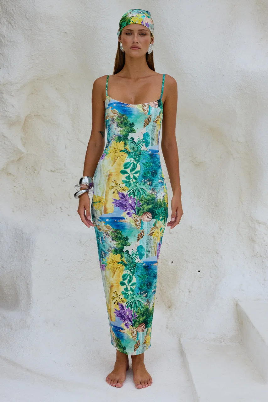 DEIA MIDI DRESS - ESME PRINT