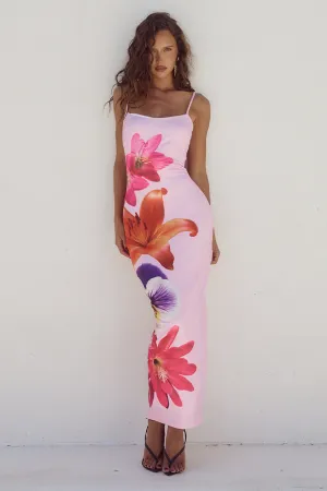 DEIA MIDI DRESS - MULTI FLOWER