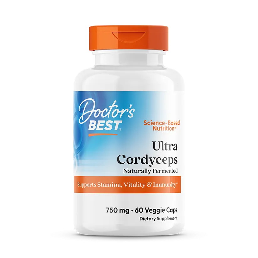 Doctor's Best Ultra Cordyceps, 750 mg, 60 Veggie Caps