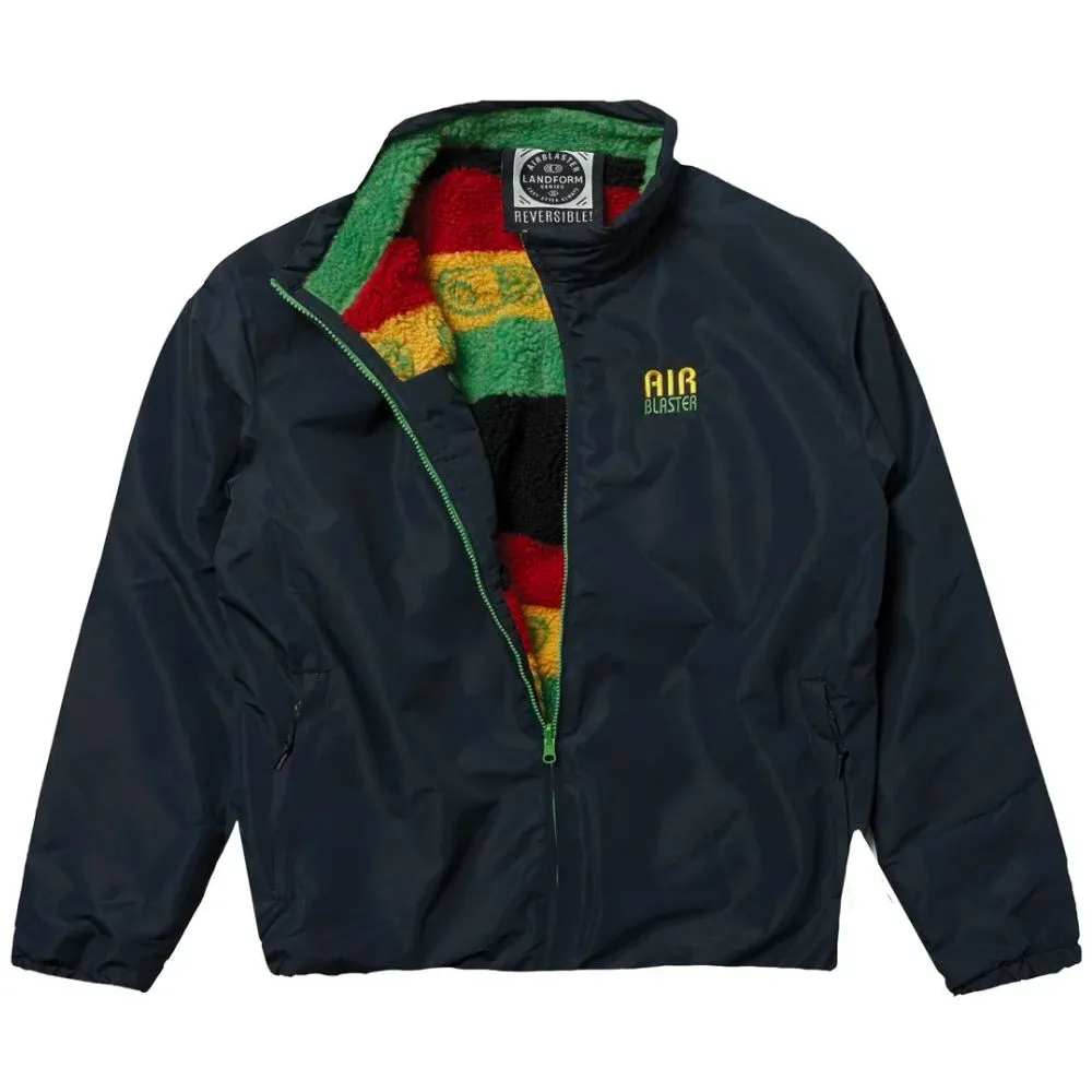 Double Puff Jacket Black/Rasta