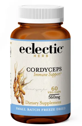 Eclectic Herb Cordyceps Freeze Dried Concentrate 60 VegCap