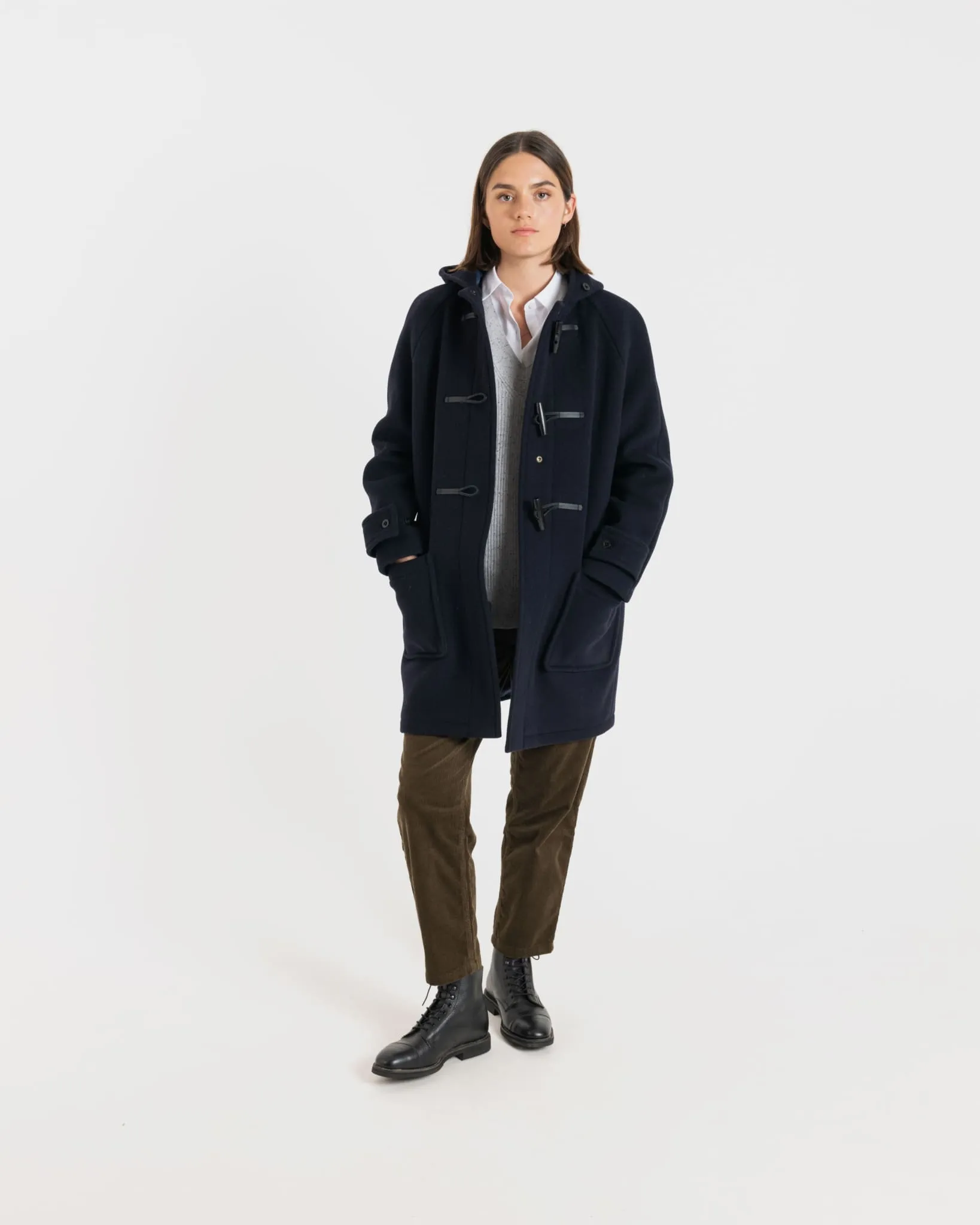 Eleanor Duffle Coat Navy