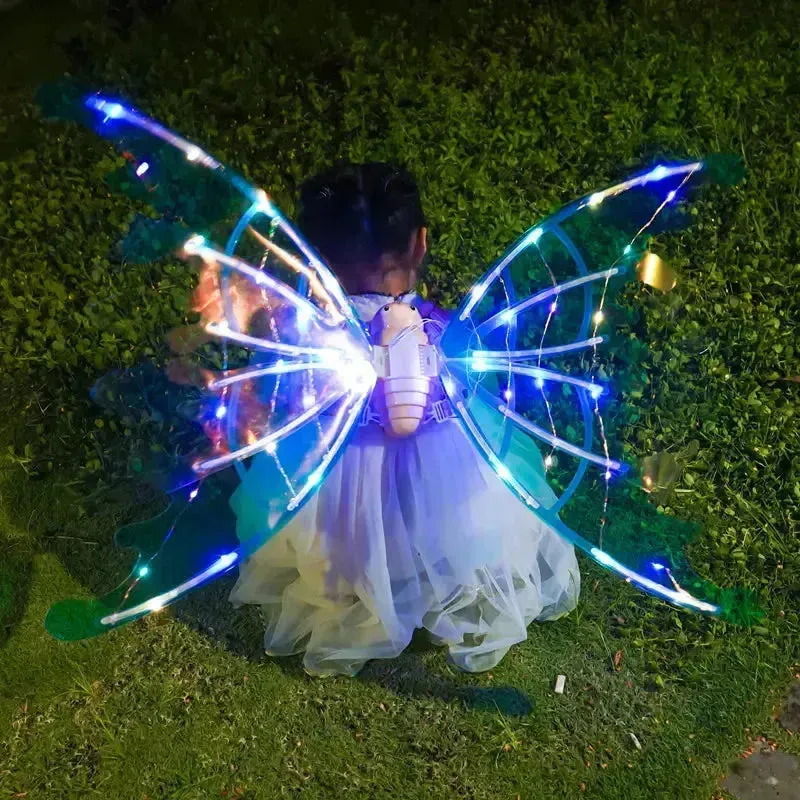 Electric Glowing Butterfly Fairy Wings