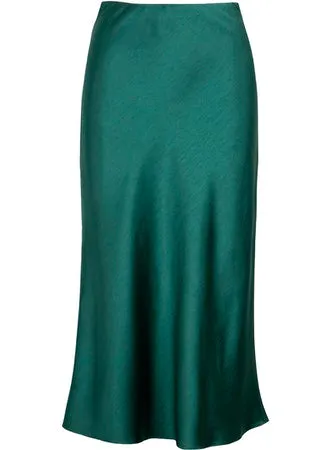 Emerald Green Satin Slip skirt