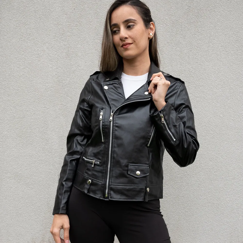 (Faux Leather) Custom Future Mrs Leather Jacket