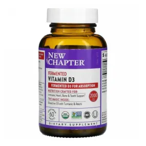 Fermented Vitamin D3 60 Count By New Chapter