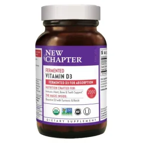 Fermented Vitamin D3 90 Tabs By New Chapter