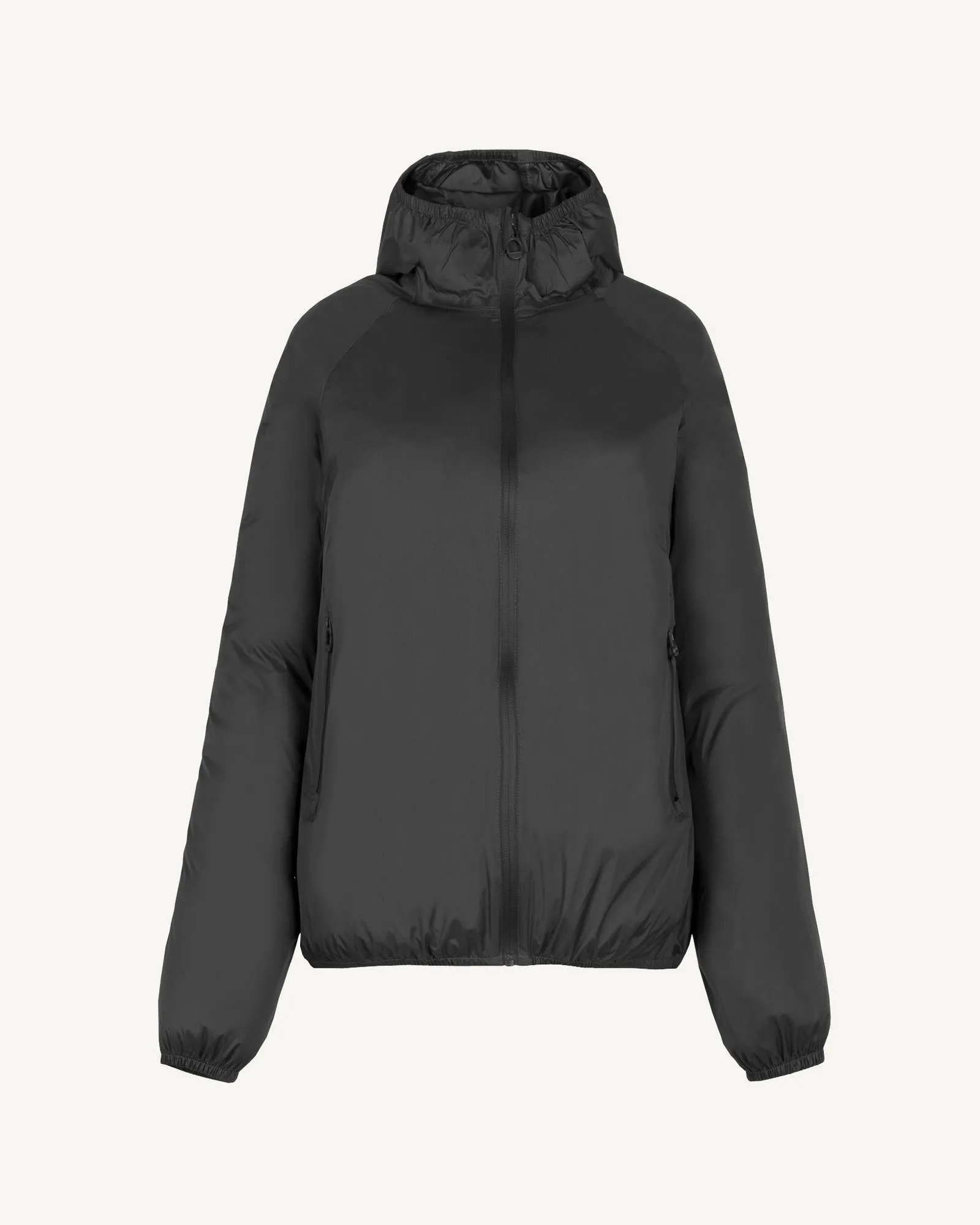 Feroe packable waterproof jacket Black