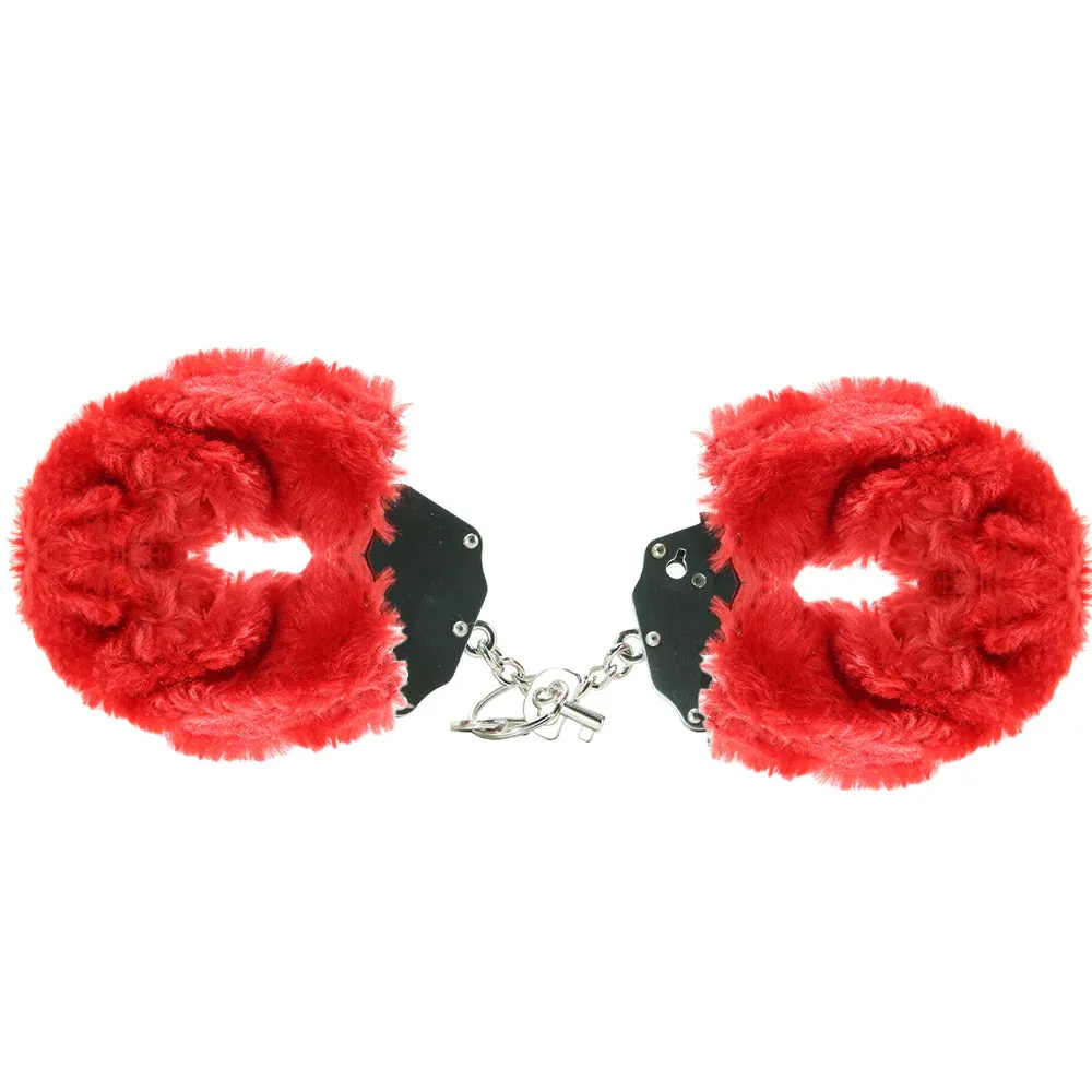 Fetish Fantasy Furry Cuffs in Red