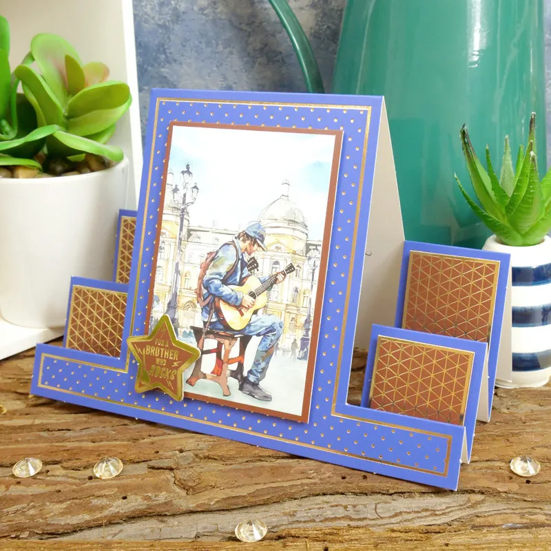 Foiled Pattern Stepper Cards