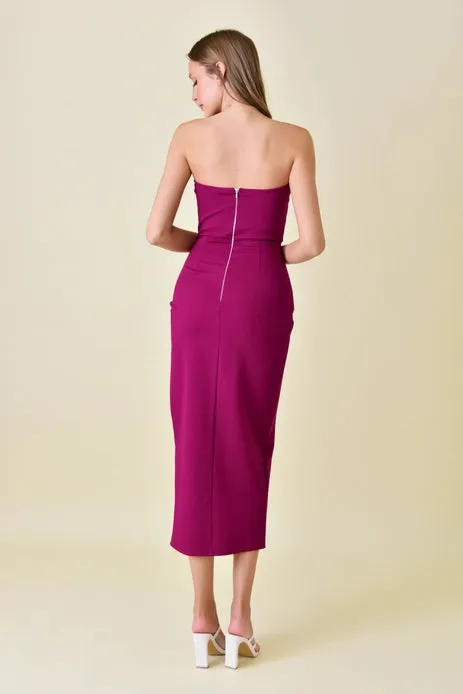 Fore Fuchsia Cocktail Dress