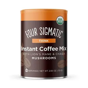 Four Sigmatic Mushroom Instant Coffee Lion's Mane Chaga Rhodiola 30 Servings