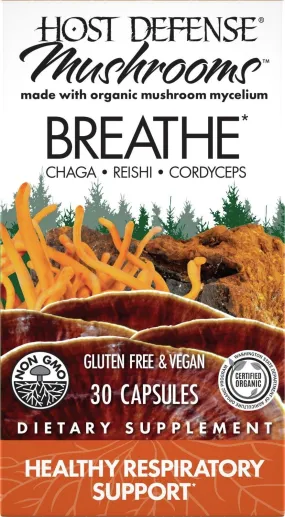 Fungi Perfecti/Host Defense Breathe 30 VegCap